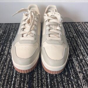 Puma Stylish Cream and Tan womens Sneakers
